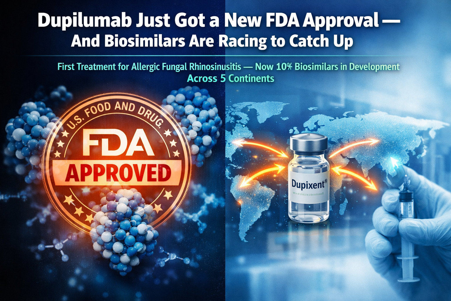 Dupilumab Just Got a New FDA Approval — And Biosimilars Are Racing to Catch Up