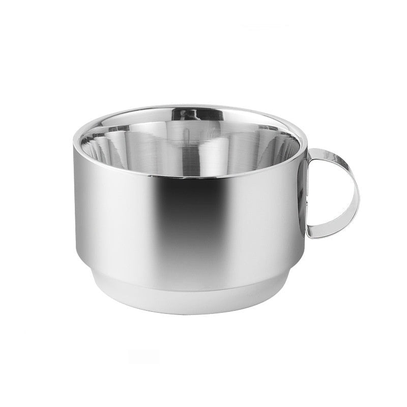 304 Stainless Steel Double Layer Mug Water Glass