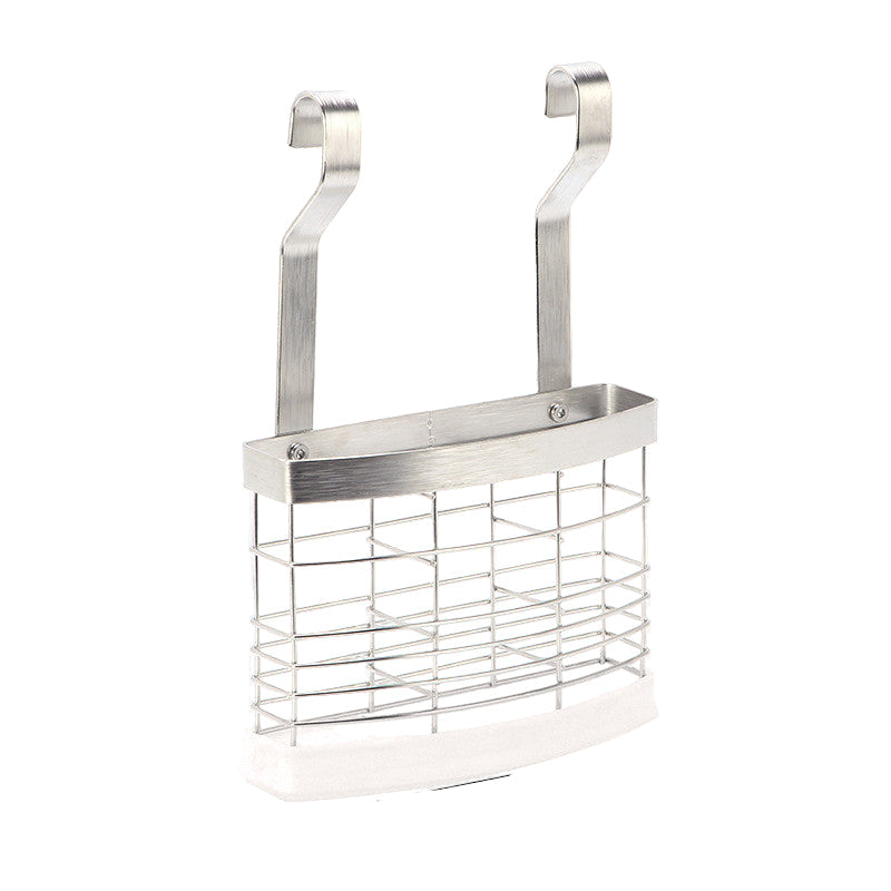 Stainless Steel Kitchen Organizer – Multifunction Dish Drying Rack & Wall-Mounted Storage Holder