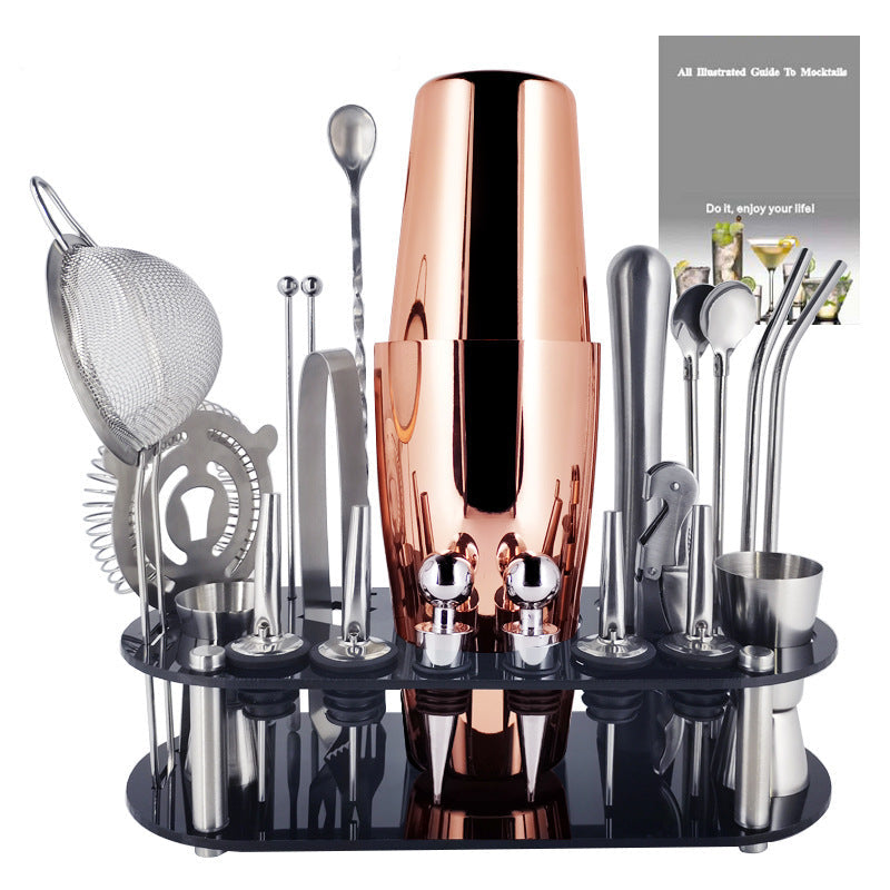 Boston Cocktail Shaker Bar Tools Wine Mixer Set