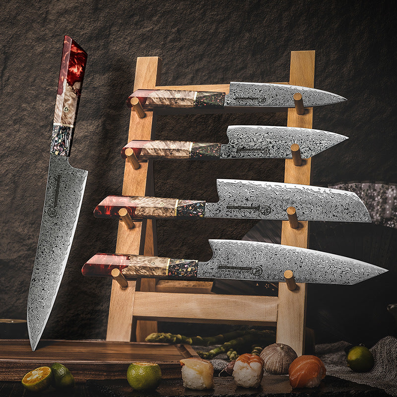 Damascus Steel Chef Knife Universal Kitchen Cutting Knife