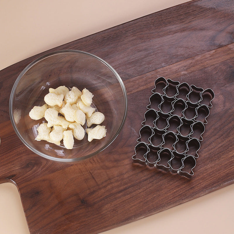 Stainless Steel Small Fish Biscuit Mold Baking Manual