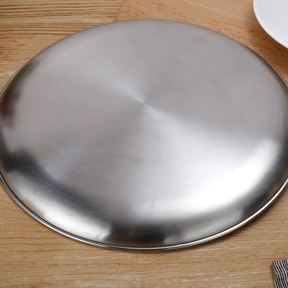 Stainless Steel Korean Barbecue Plate Fruit Plate