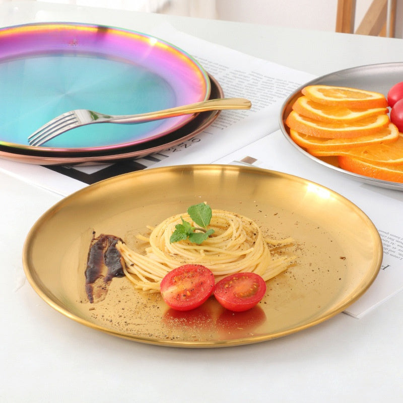 Korean Style Stainless Steel Barbecue Plate