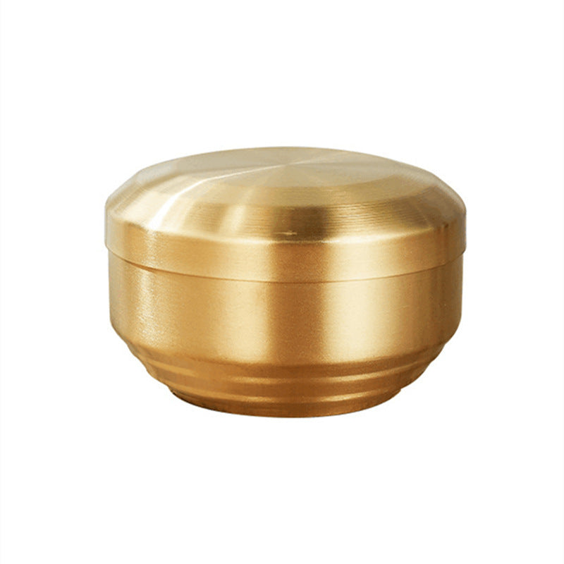 Stainless Steel Bowl Golden Tape Tureen Children's Bowl Household