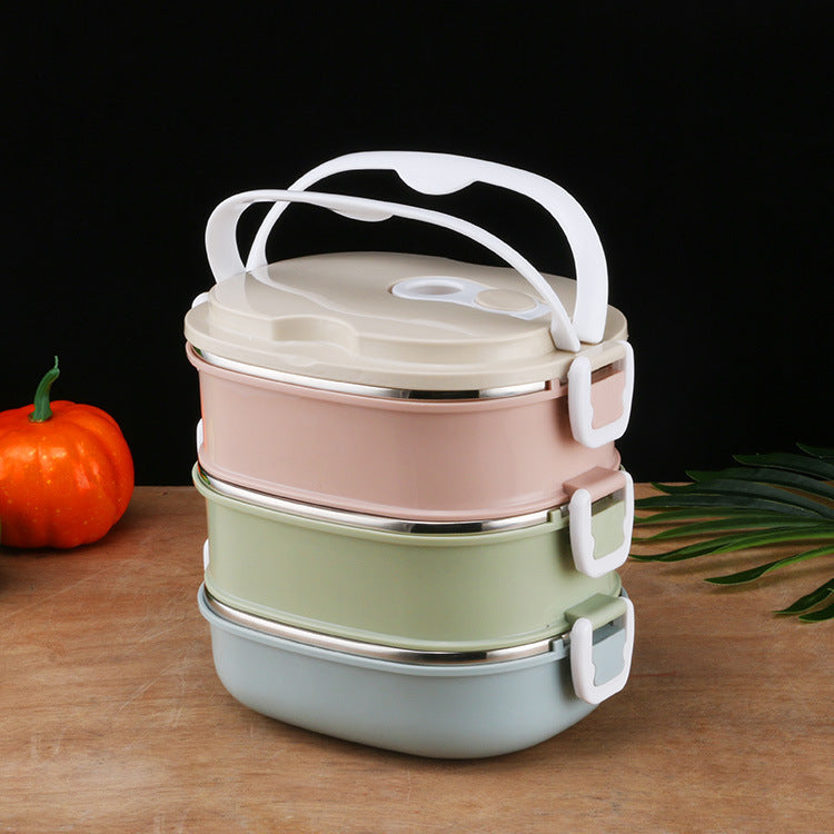 Stainless Steel Lunch Box – Durable & Portable Food Container