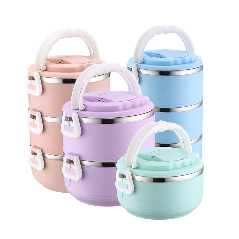304 Stainless Steel Insulated Lunch Box – Keep Meals Hot or Cold
