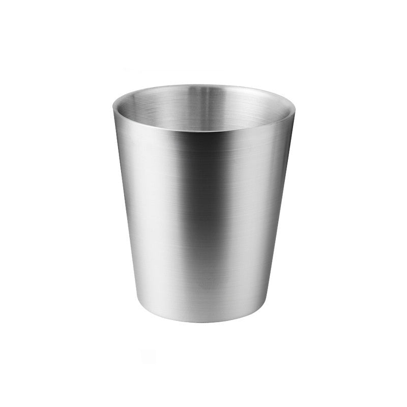 304 Stainless Steel Double Layer Mug Water Glass