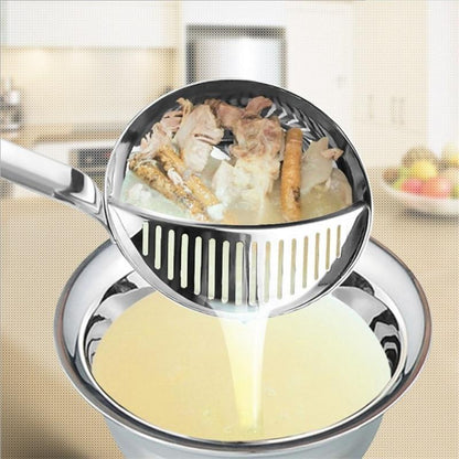 Kitchen Colander & Stainless Steel Spoon