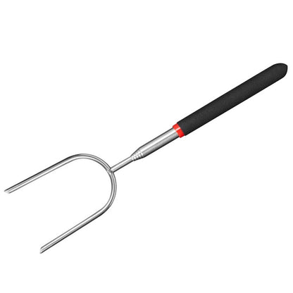 Outdoor Stainless Steel Telescopic Barbecue Fork