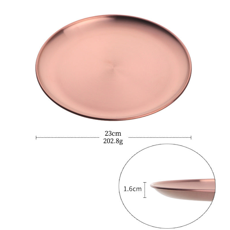 Korean Style Stainless Steel Barbecue Plate