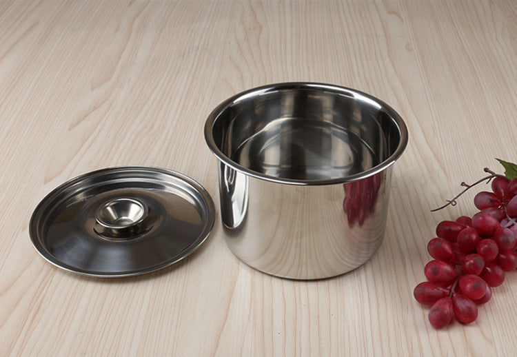 Stainless Steel Kitchenware Non-magnetic Stock Pot Seasoning Seasoning Box